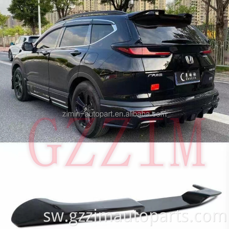 Vifaa vya nje ABS CARBON FIBER REAR Trunk Boot Wing Spoiler ya CRV 2017